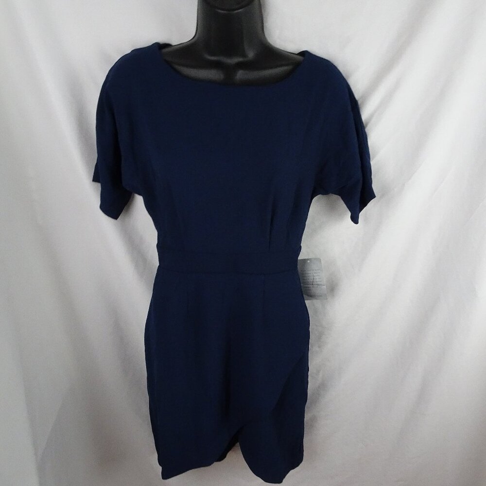 Bobeau Women Navy Petite Dress Size SP